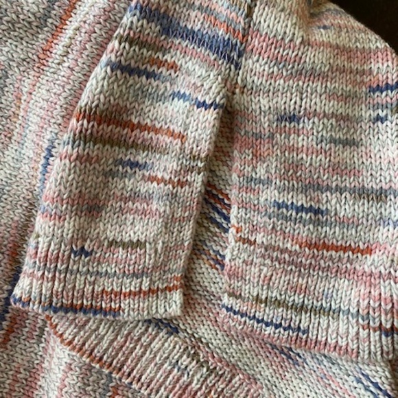 J.Jill Multi Colored Cotton Tunic Sweater - Picture 9 of 12